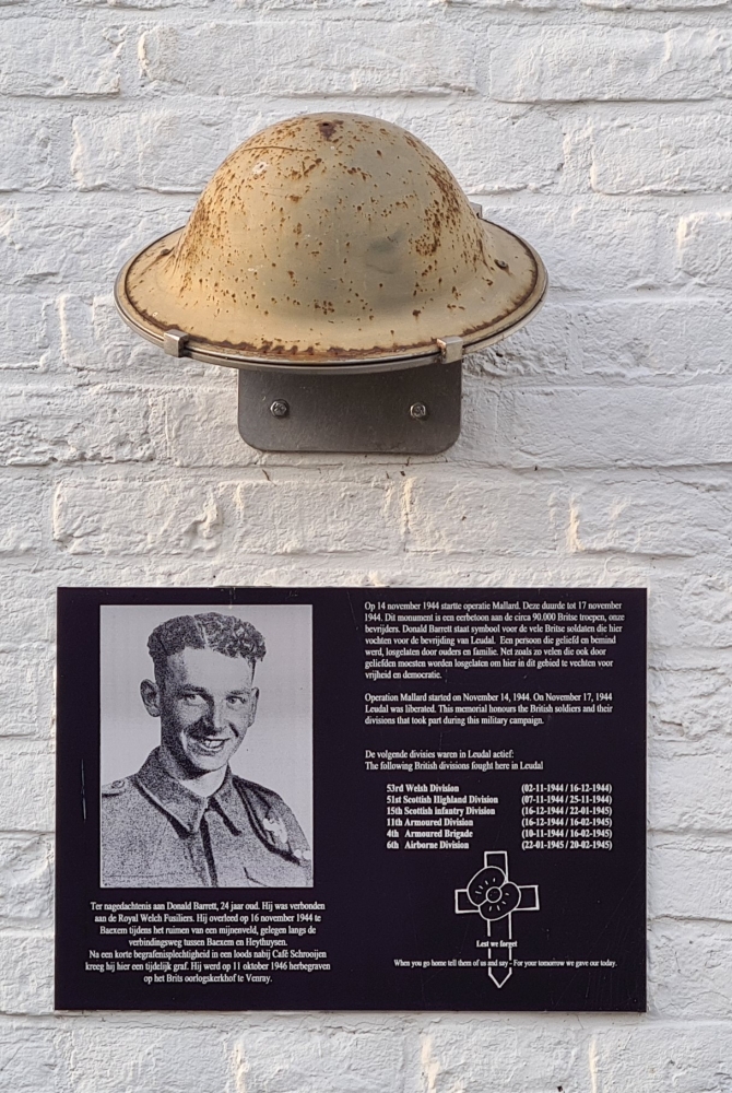 P31 - Monument "Donald Barrett" Baexem